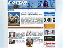 Tablet Screenshot of fortinmapocho.com